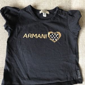 Armani baby tee shirt